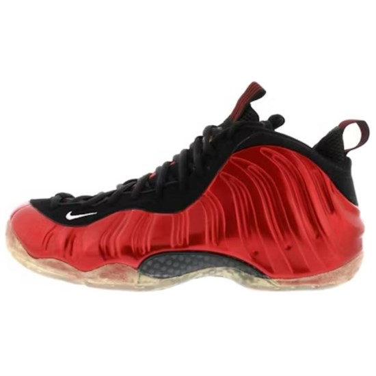 Nike Air Foamposite One Abrasion Resistant High Top Vintage Basketball Shoes Men's Red 314996-610 - фото 515049