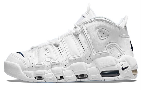 Nike Air More Uptempo 96 White White Midnight Navy DH8011-100 - фото 522970