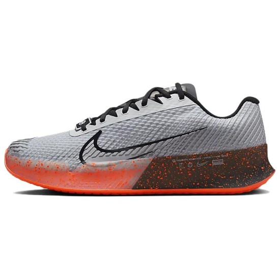 Nike Court Air Zoom Vapor 11 Hc Premium 'Pure Platinum Black Crimson' FQ7721-001 - фото 527956