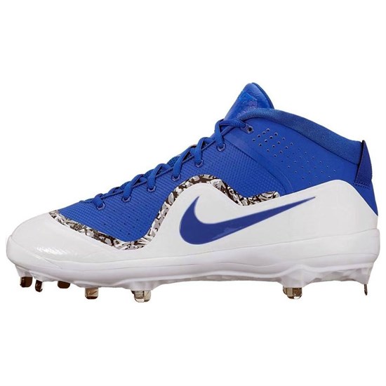 Nike Force Air Trout 4 Pro Metal Cleat Game Royal White 917920-444 - фото 530407