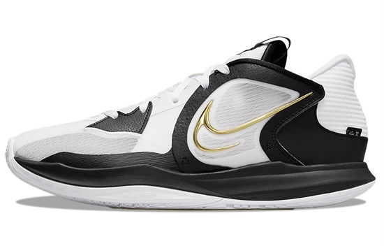 Nike Kyrie Low 5 'White Black Metallic Gold' DJ6012-101 - фото 534090