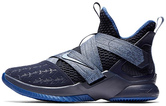 Nike LeBron Zoom Soldier 12 Blackened Blue AO2609-401 - фото 535382