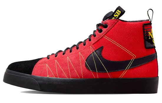 Nike Sb Zoom Blazer Mid Prm Acclimate Black Red DC8903-601 - фото 538760
