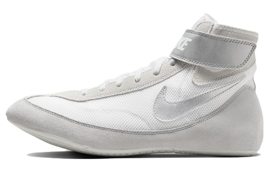 Nike SpeedSweep 7 Wrestling Shoes 'White Metallic Silver' 366683-100 - фото 539236