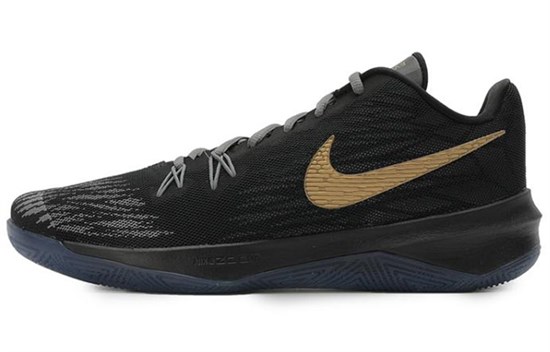 Nike Zoom Evidence Ii 'Black/Gold' 908978-090 - фото 540869
