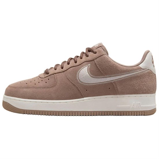Nike Air Force 1 Low '07 LV8 Mink Brown Embroidered Swoosh HJ4465-200 - фото 573126