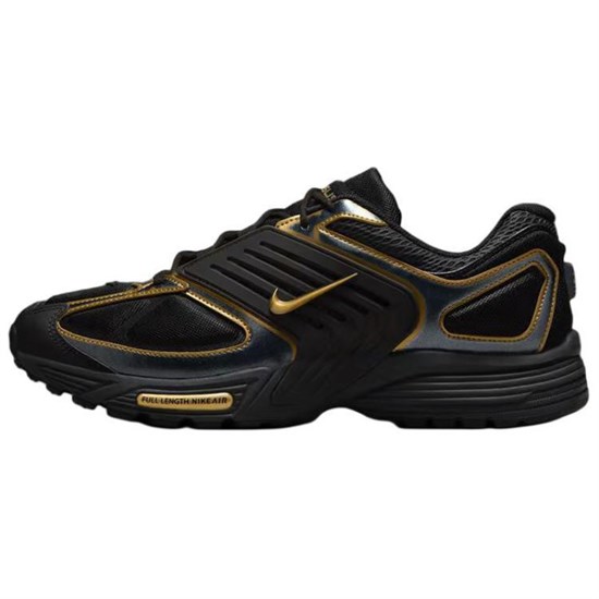 Nike Air Pegasus Wave Anti-Slip Wear-Resistant Low-Top Running Shoes Men's Black Gold IB2996-010 - фото 576344