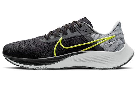Nike Air Zoom Pegasus 38 Black Smoke Grey Volt CW7356-005 - фото 577107