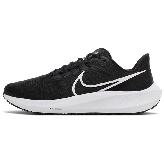 Nike Air Zoom Pegasus 39 Cushioning Wear Resistant Low Top Running Shoes Men Black White DM0164-001 - фото 577172