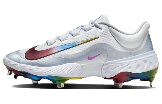 Nike Alpha Huarache Elite 4 Low 'Rainbow' FD2745-106 - фото 577636