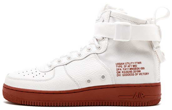 Nike Sf Air Force 1 Mid Ivory Mars Stone 917753-100 - фото 584763