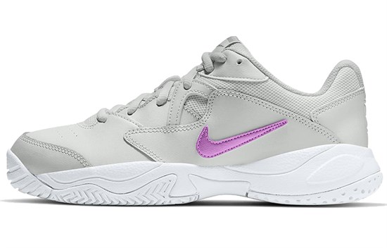 Nike Hard Court Lite 2 Shoes Grey/White/Purple Women's AR8838-024 - фото 593268