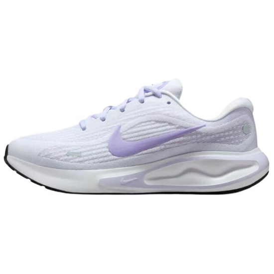 Nike Journey Run Anti Slip Wear Resistant Low Top Running Shoes Women's White Purple FJ7765-113 - фото 593442