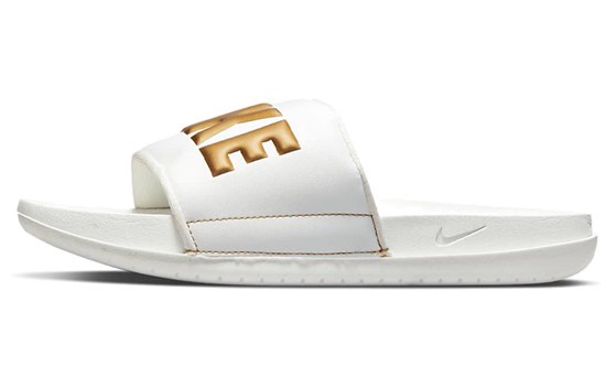 Nike Offcourt Slide 'Summit White Metallic Gold' Women's BQ4632-105 - фото 593949