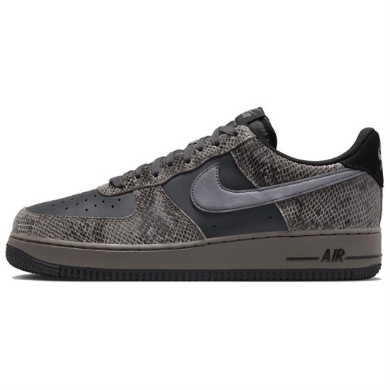 Nike Air Force 1 Anti Slip Wear Resistant Low Top Skateboard Shoes Men's Black Gray HF2898-001 - фото 603021