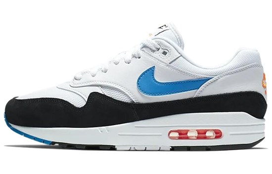 Nike Air Max 1 White Photo Blue Black AH8145-112 - фото 604188
