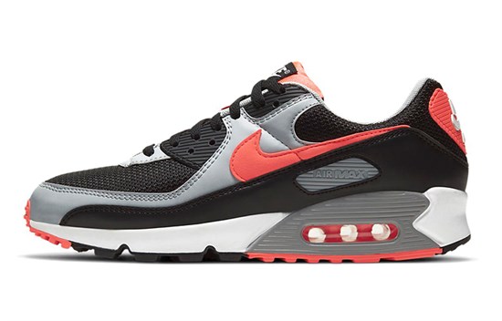 Nike Air Max 90 Black Radiant Red Wolf Grey CZ4222-001 - фото 604494