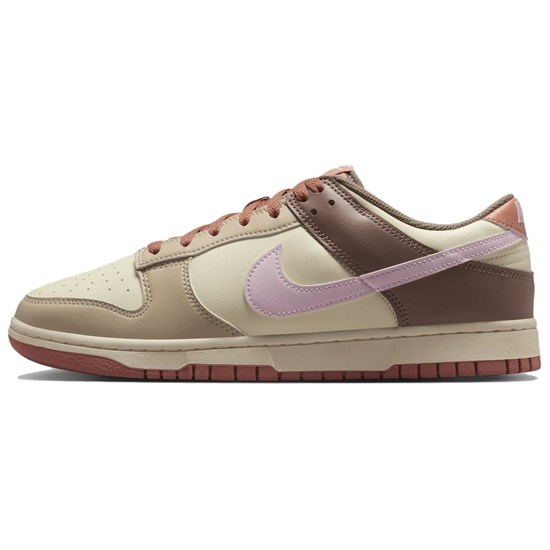 Nike Dunk Anti Slip Wear Resistant Low Top Skateboard Shoes Men's White Green Pink HF5441-200 - фото 607618