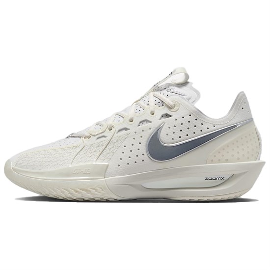 Nike G.T. Cut 3 Anti Slip Wear Resistant Low Top Basketball Shoes Men's White DV2918-106 - фото 608215
