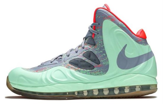 Nike Hyperposite Christmas Shock Absorbers High Top Vintage Basketball Shoes Men's Red 524862-302 - фото 608489