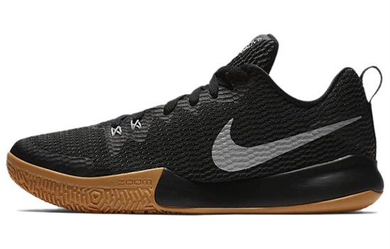Nike Zoom Live 2 EP Cushioning, Slip Resistant, And Abrasion Resistant Low Top Basketball Shoes Men's Black Umber AH7567-001 - фото 612285