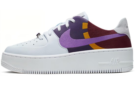Nike Air Force 1 Sage Low Lx Grey Dark Orchid Women's BV1976-003 - фото 613214