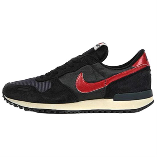 Nike Air Vorte Anti Slip Wear Resistant Low Top Casual Shoes Women's Black Red 555268-001 - фото 615016