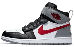 JORDAN 1 High FlyEase Black Particle Grey Gym Red CQ3835-002