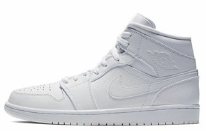 JORDAN 1 Mid Triple White 2019 554724-129