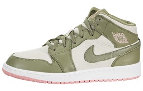 JORDAN 1 Mid Trooper Bleached Coral GS 555112-225