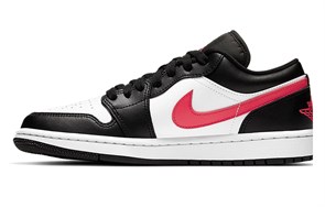 JORDAN 1 Low Black Siren Red Women's DC0774-004