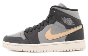 JORDAN 1 Mid Grey Onyx Women's BQ6472-020