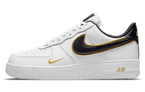 Nike Air Force 1 Low '07 LV8 Double Swoosh White Metallic Gold DA8481-100