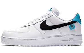 Nike Air Force 1 Low Worldwide White Blue Fury Black CK7648-100