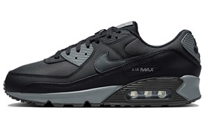 Nike Air Max 90 Abrasion Resistant Low Top Casual Shoes Men's Black HM0625-001