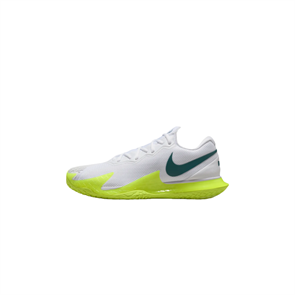 Nike Court Air Zoom Vapor Cage 4 Rafa Support Low Top Tennis Shoes Men's White DD1579-107