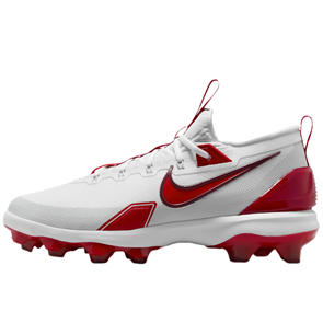 Nike Force Trout 9 Elite Mcs White Pure Platinum Team Red University Red FZ0884-101