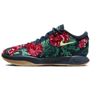 Nike Lebron 21 Non slip Wear resistant Shock Absorption Low Top Basketball Shoes Men's Blue Green Red FV7275-400