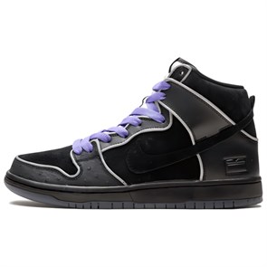 Nike Sb Dunk High Black Purple Box 833456-002