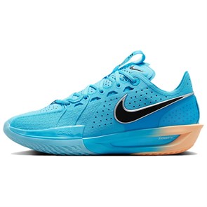 Nike Air Zoom G.T. Cut 3 Anti Slip Wear Resistant Low Top Basketball Shoes Men's Blue Black Asian Version DV2918-404