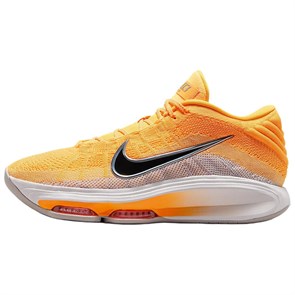 Nike Air Zoom GT Hustle 3 Anti Slip Wear Resistant Low Top Basketball Shoes Men's Orange Gray FV5952-800