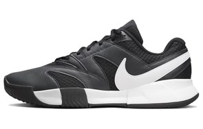Nike Court Lite 4 Cushioned Anti Slip Wear Resistant Breathable Lightweight Low Top Tennis Shoes Men's Black White FN0530-001