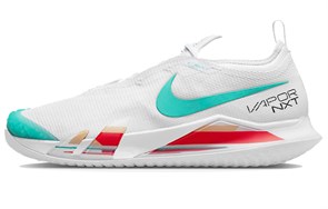 Nike Court React Vapor Nxt Hc White Habanero Red Pomegranate Washed Teal CV0724-136