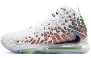Nike LeBron 17 EP White Black BQ3178-100