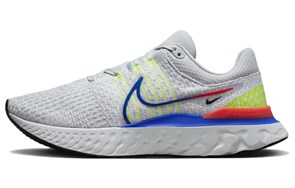 Nike React Infinity Run Flyknit 3 Pure Platinum Racer Blue DX3353-001