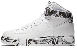 Nike Air Force 1 High Dip Dye White Black at3293-100