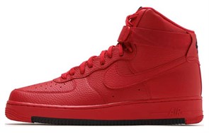 Nike Air Force 1 High University Red Black AO2440-600