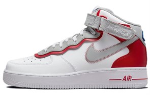 Nike Air Force 1 Mid Athletic Club White Gym Red DH7451-100