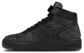 Nike Air Force 1 Ultra Flyknit Mid Dark Grey Black 817420-001
