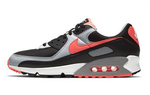 Nike Air Max 90 Black Radiant Red Wolf Grey CZ4222-001